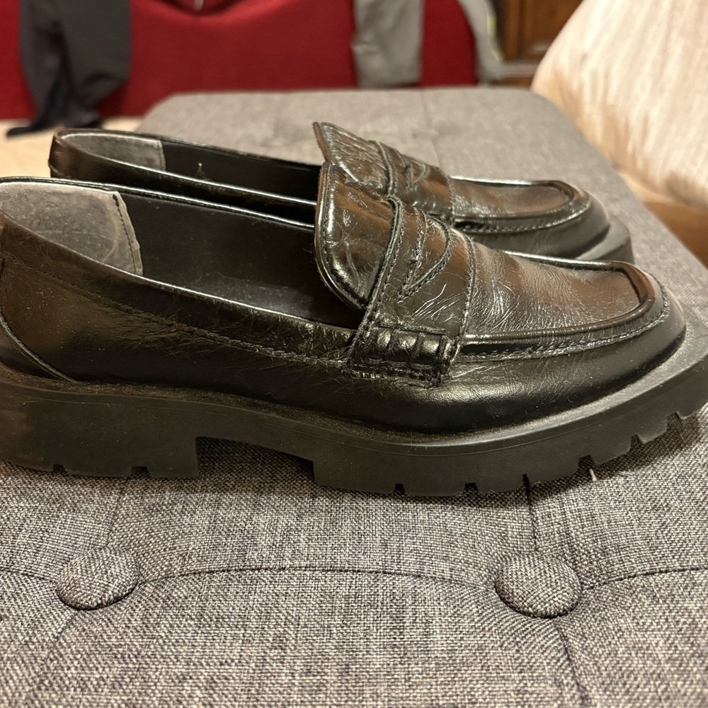 Dolce Vita Glossy Black Loafers